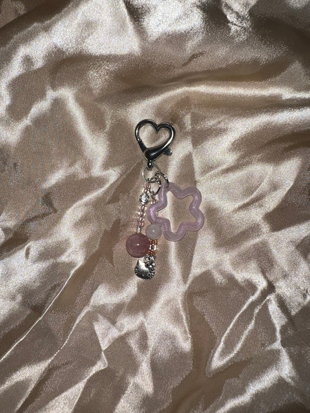 pretty in pink keychain